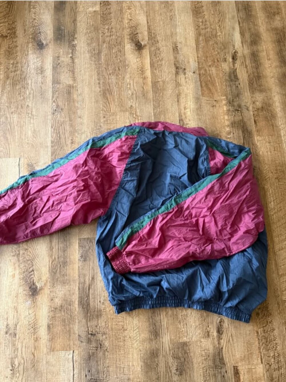 Vintage 80's Color Block Windbreaker Jacket